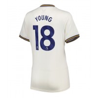 Maglia Calcio Everton Ashley Young #18 Terza Divisa Donna 2024-25 Manica Corta